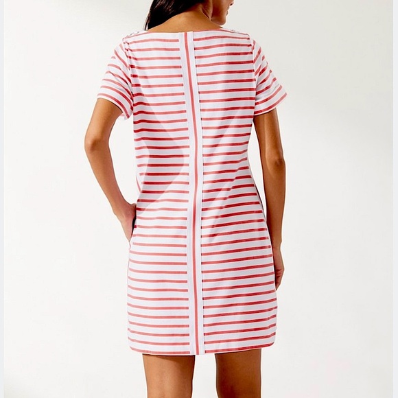 Tommy Bahama Jovanna Stripe Short Sleeve Dress - Picture 3 of 16